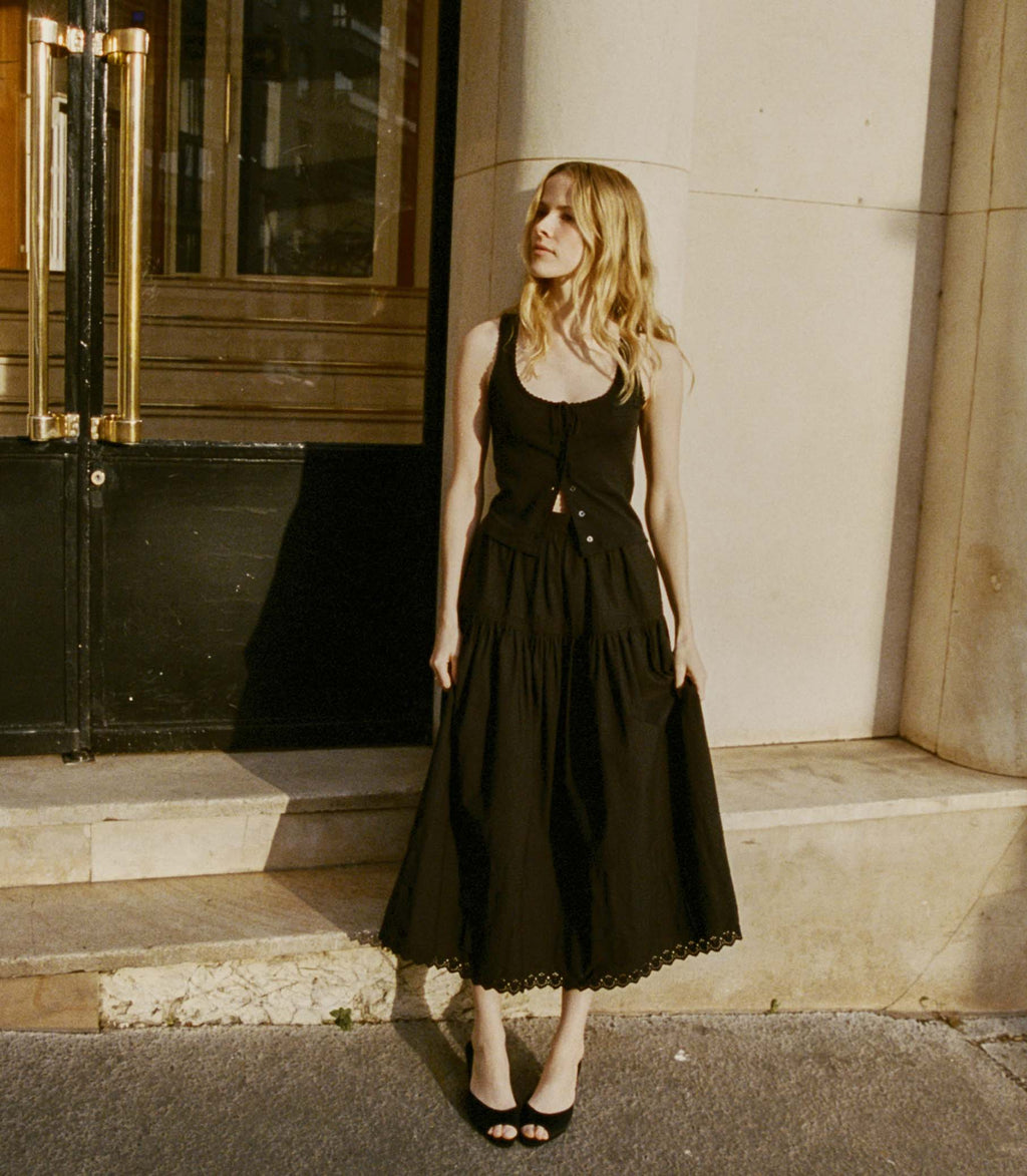 Sebastiane Skirt in Black - view 3