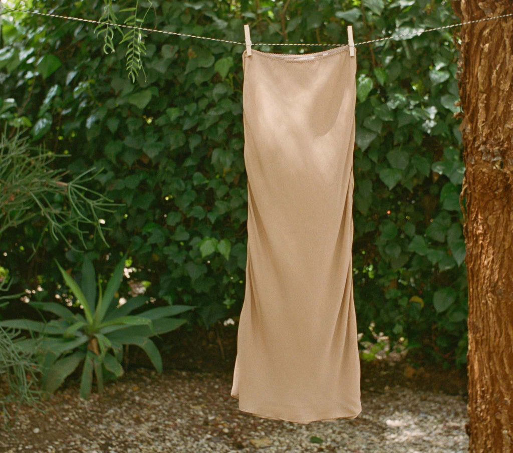 Long Skirt Slip in Sand Dollar - view 9
