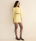 Alice Cashmere Dress in Buttercup - view 1