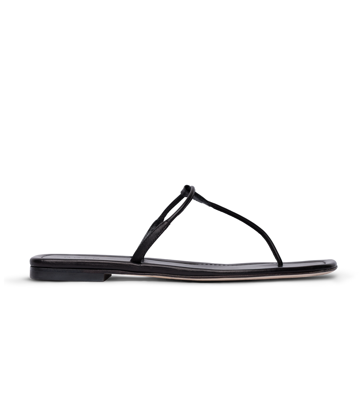 Antigone Sandal in Black Nappa - view 4