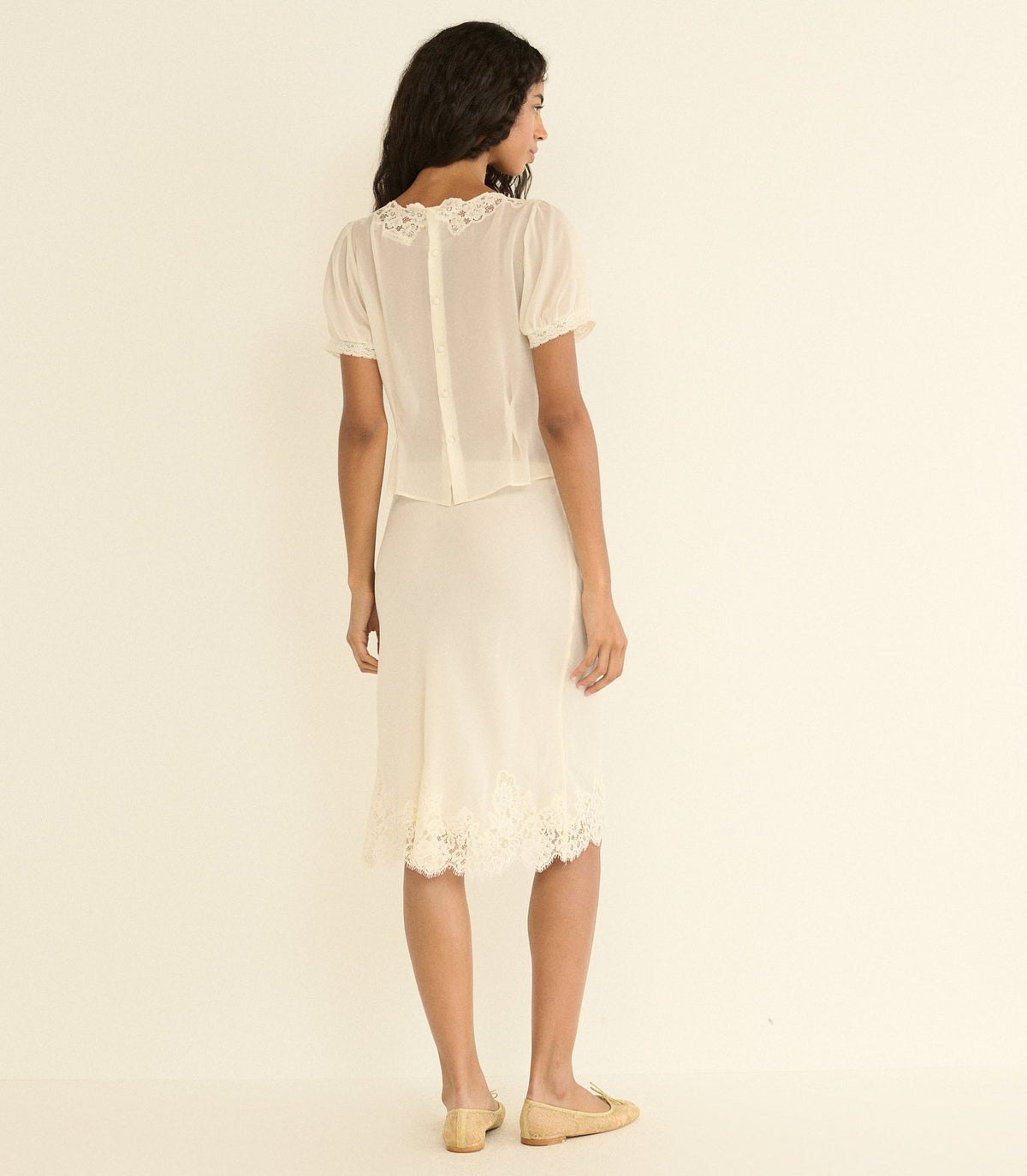 Beatrice Top in Sea Salt - view 7