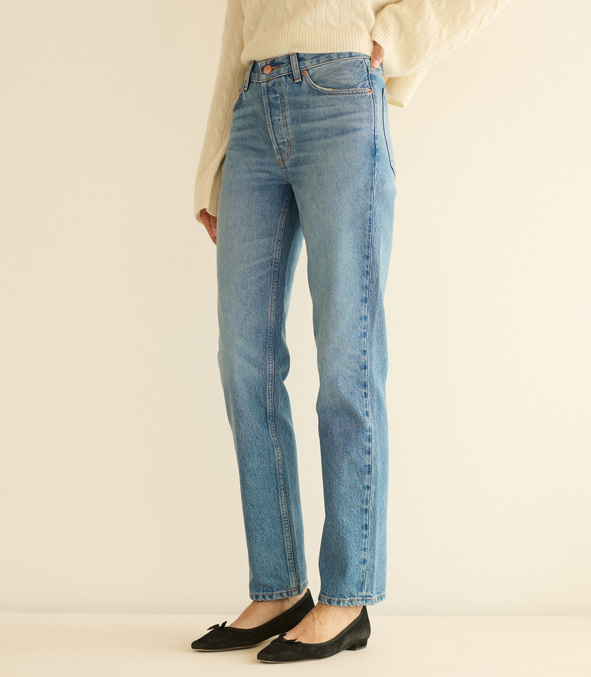 Diana Mid Rise Jean in Marville Wash - view 1