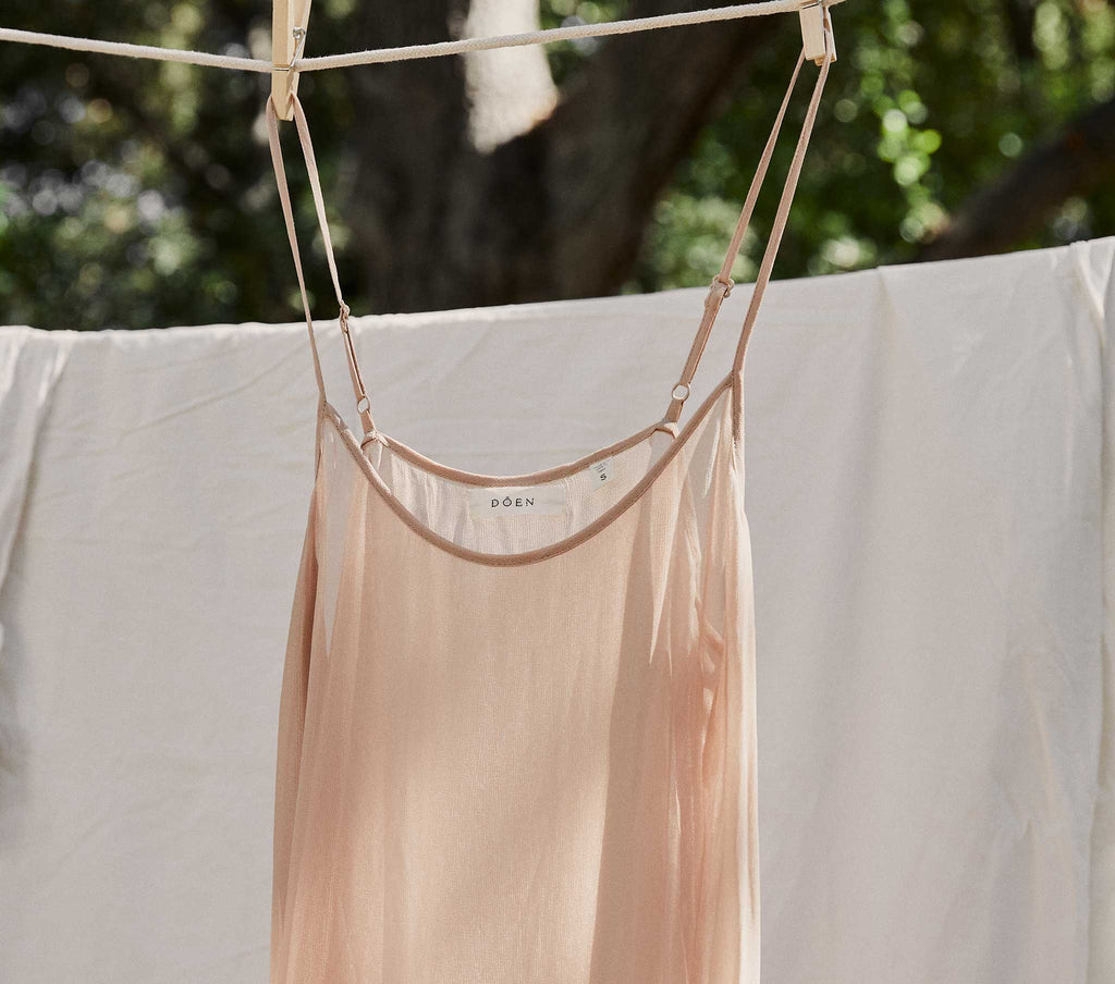 Long Scoop Neck Slip in Conch - view 2