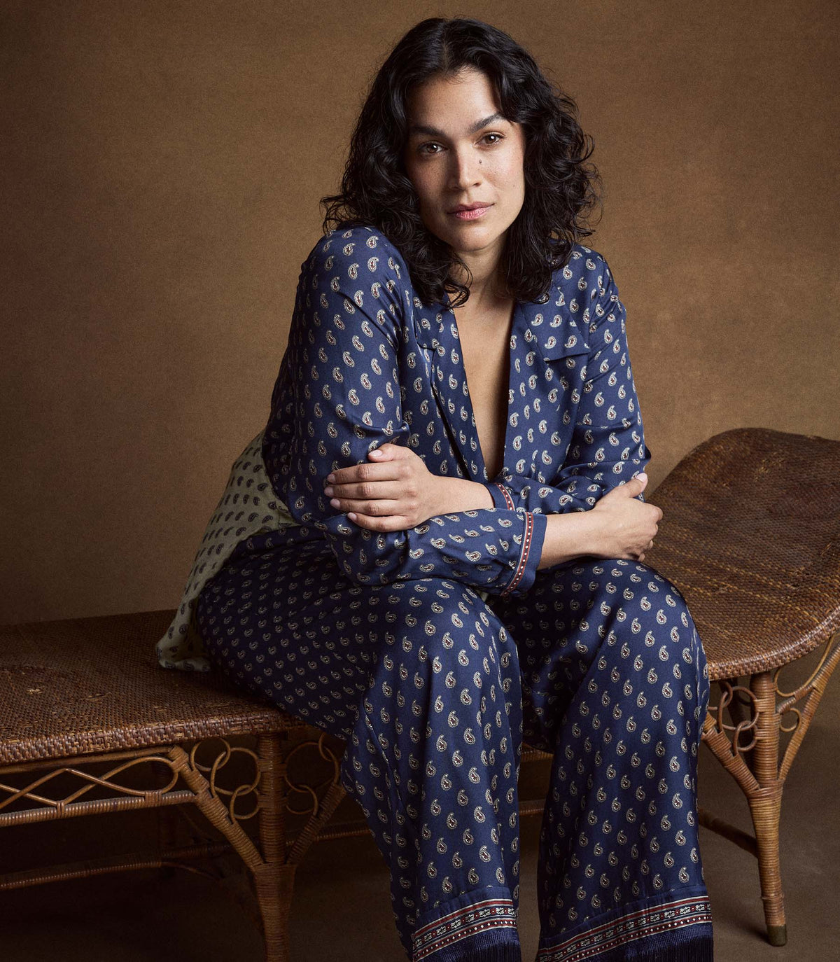 Elene Top in Bleu Taormina Paisley - view 8