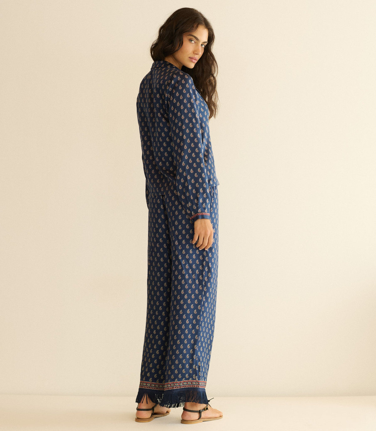 Elene Top in Bleu Taormina Paisley - view 6