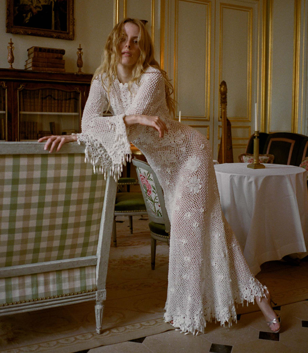 Etna Anniversary Dress in Pearl - view 4