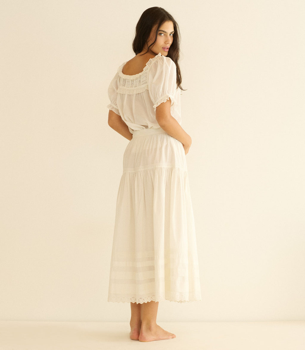 Frances Top in Salt Lace - view 4