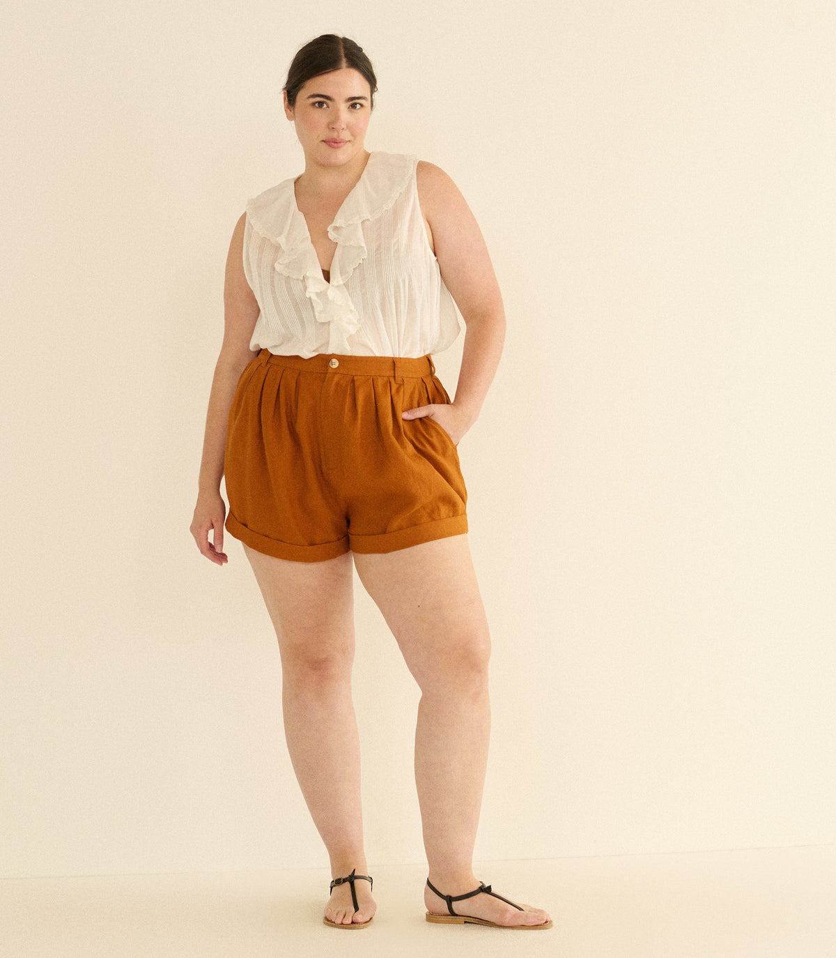 Hilda Top in Salt - view 5