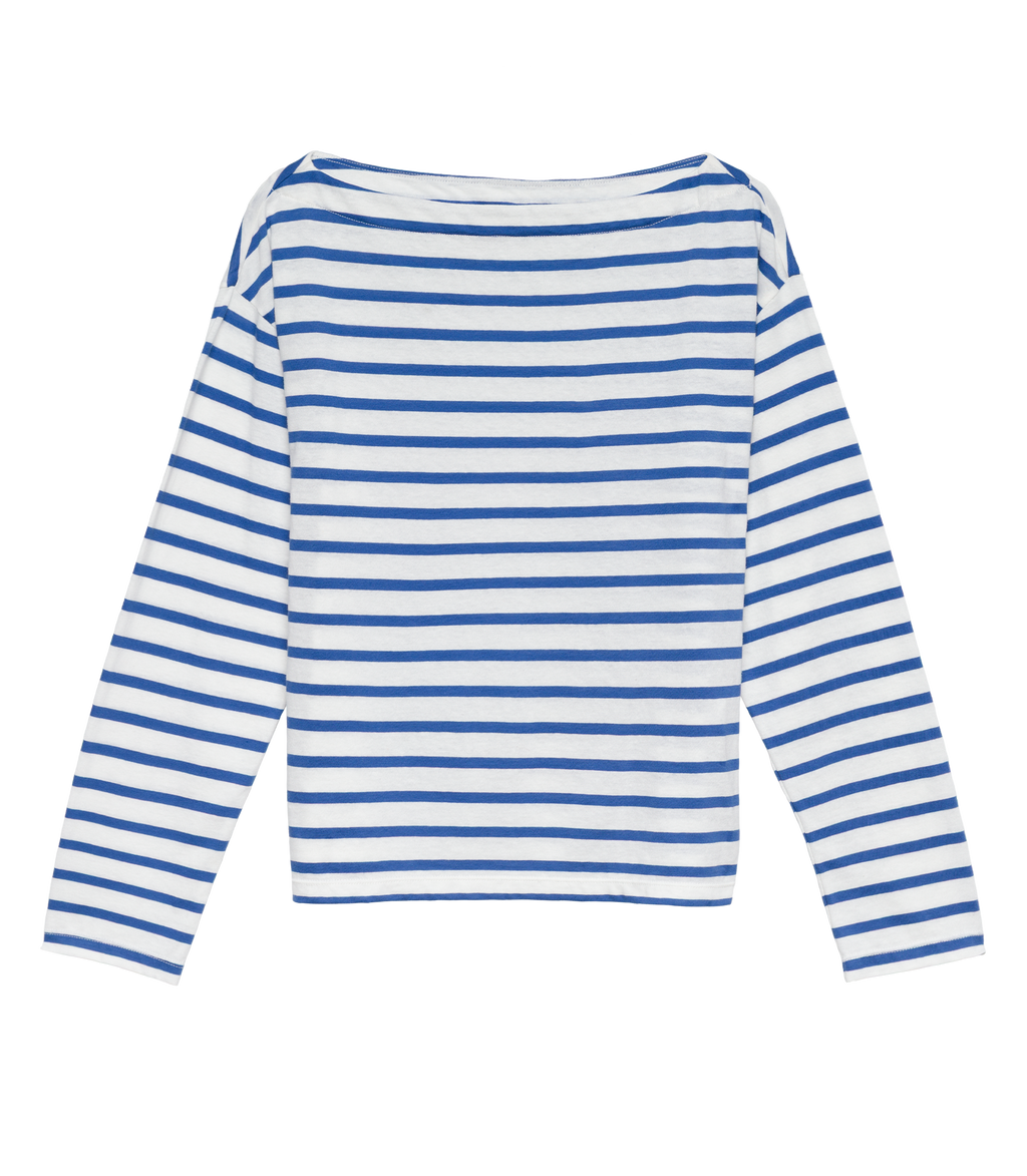 Irene Tee in Bleu Breton Stripe - view 6