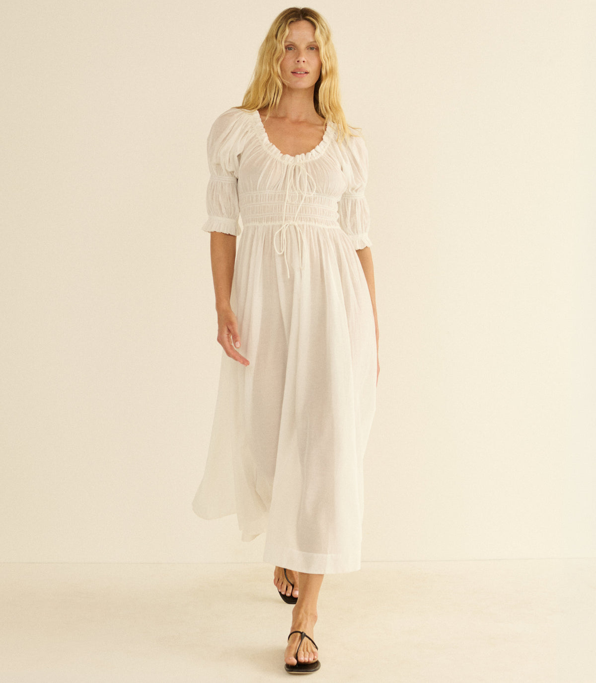 Ischia Dress in Salt - view 3