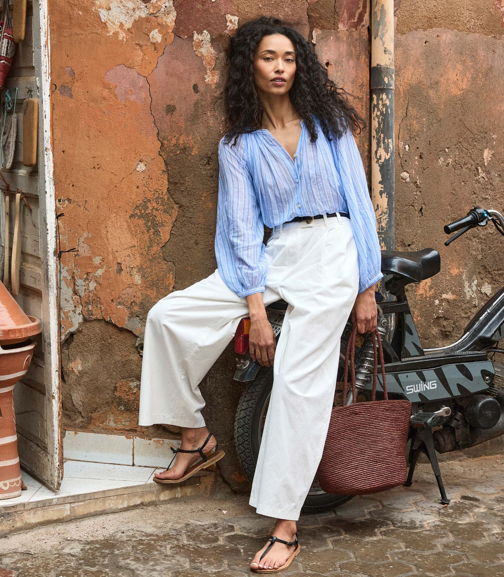 Jonie Top in Salerno Stripe - view 9