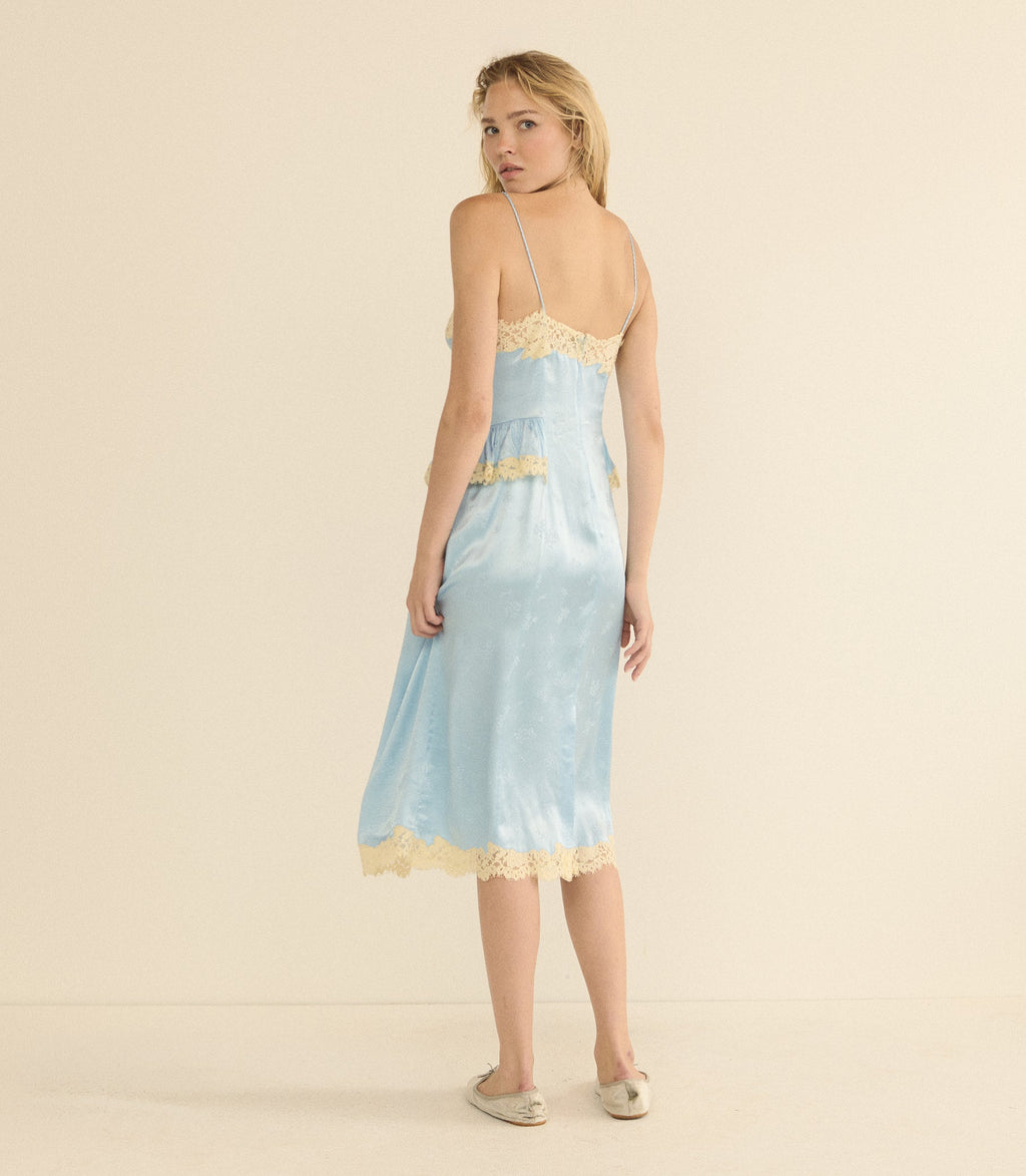 Lise Dress in Forget Me Not - view 6