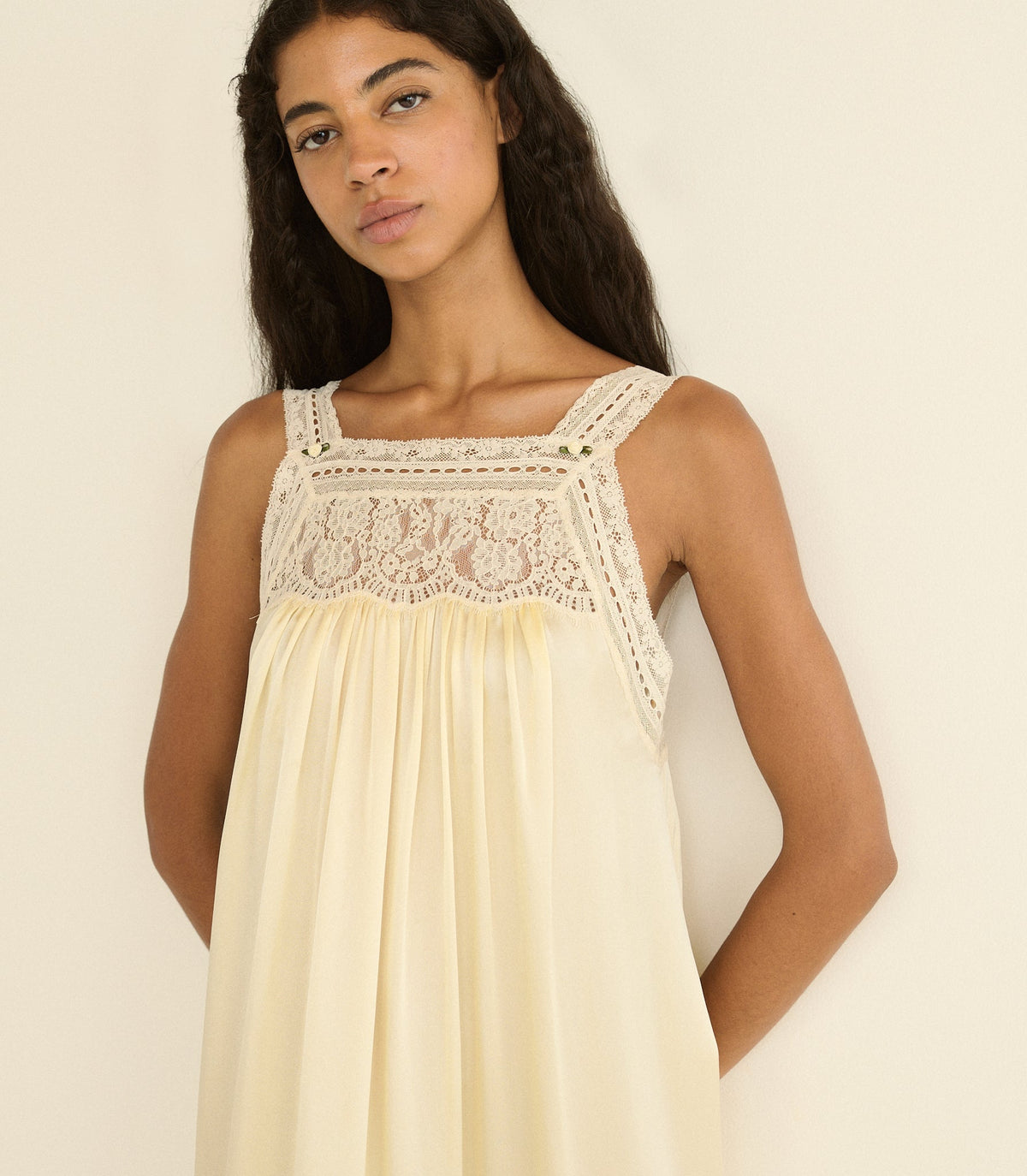 Luciane Dress in Vanilla - view 5