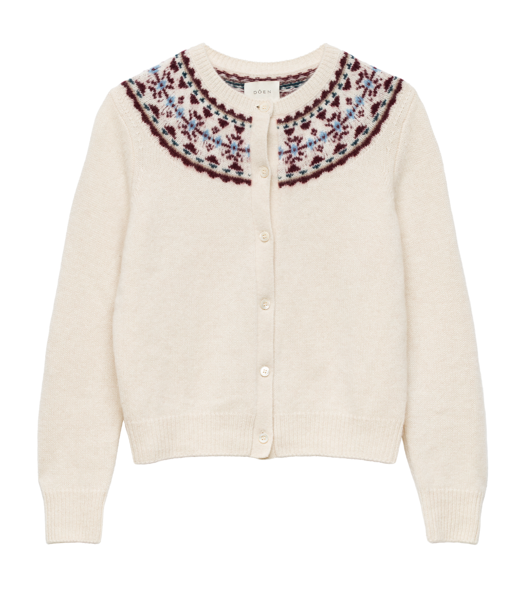 Olympe Cashmere Cardigan in Cottage - view 6