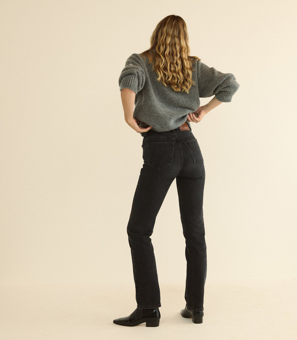 Ondine Jean in Coal Black Wash - view 6