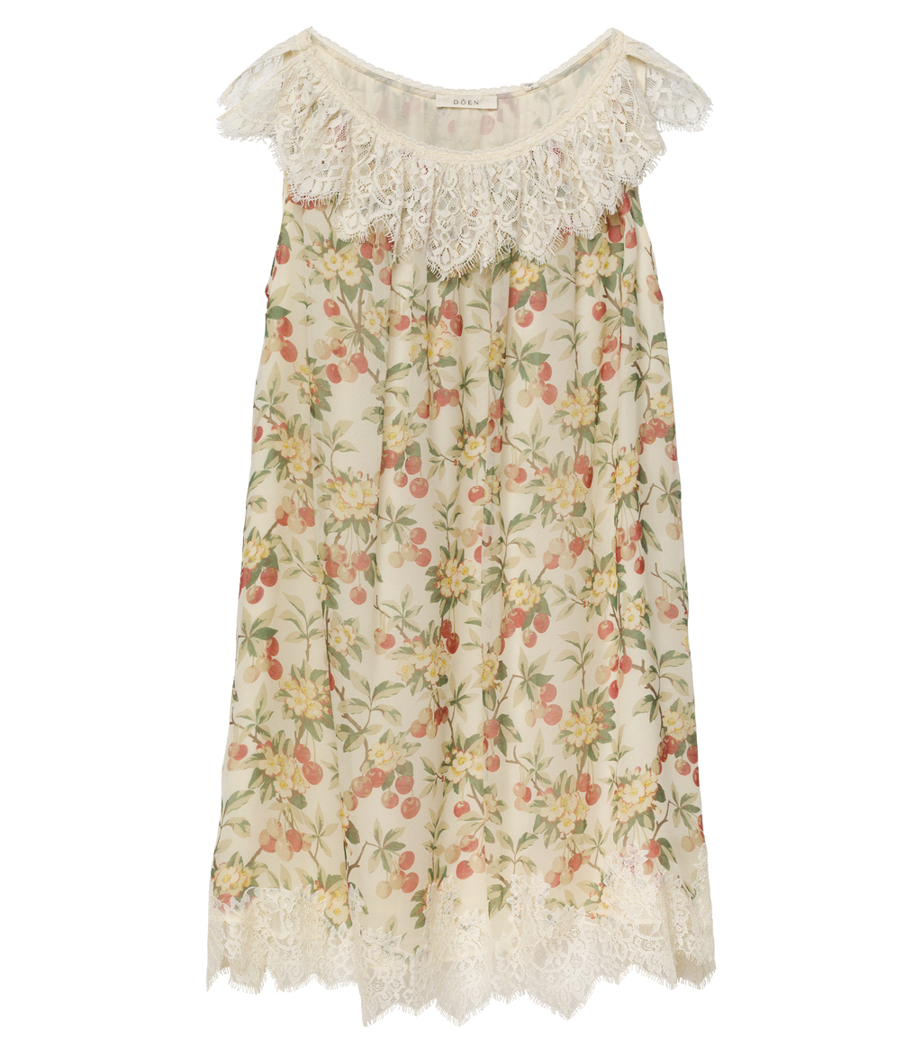 Paloma Dress in Cerise et Fleur - view 4