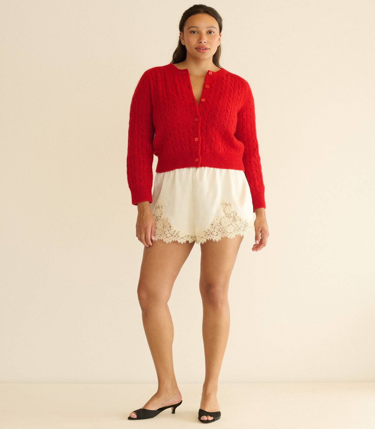 Penrose Cardigan in Cerise - view 7