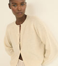 Peroline Cashmere Cardigan in Dogwood - view 1