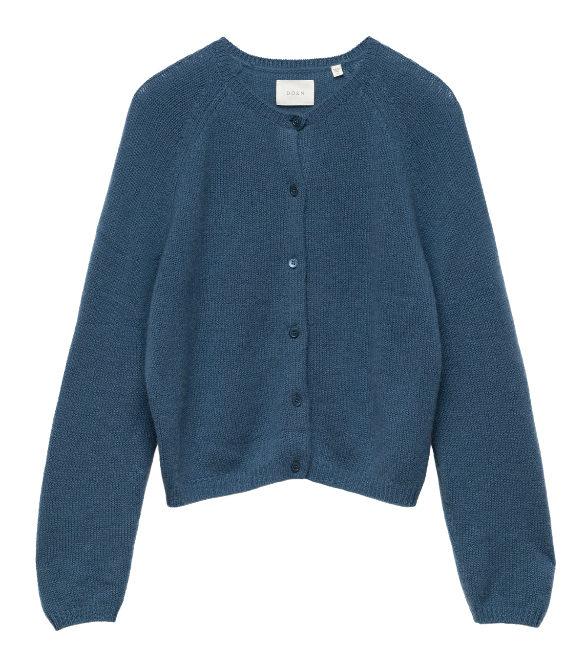 Peroline Cashmere Cardigan in Blue Stone - view 6