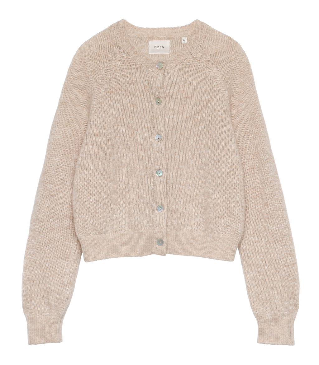 Petra Cardigan in Hazelnut Creme - view 7