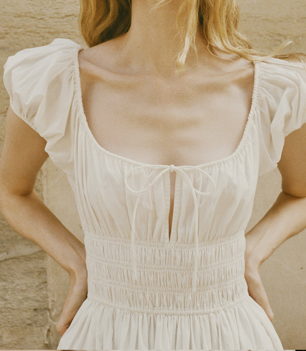 Quinn Dress in Salt - view 4