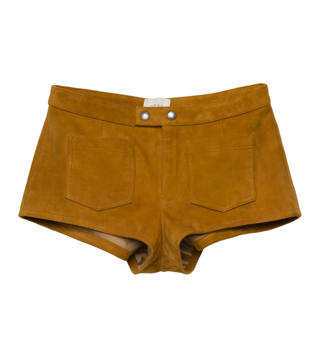 Sedona Suede Short in Barrel - view 6